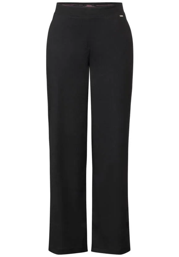 377754 - Neele Style Trousers- Black - Cecil