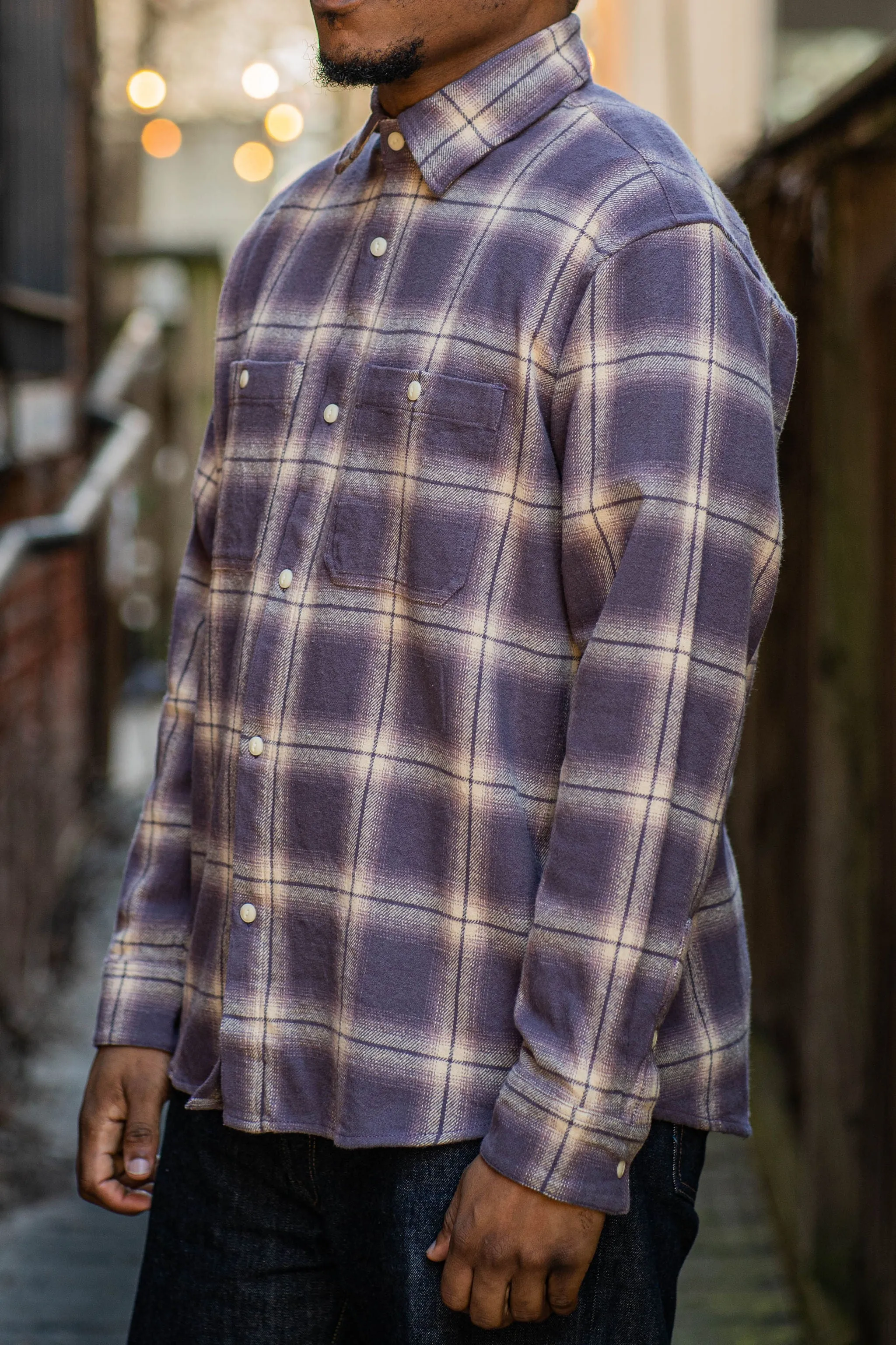 3sixteen Utility Shirt - Faded Lilac