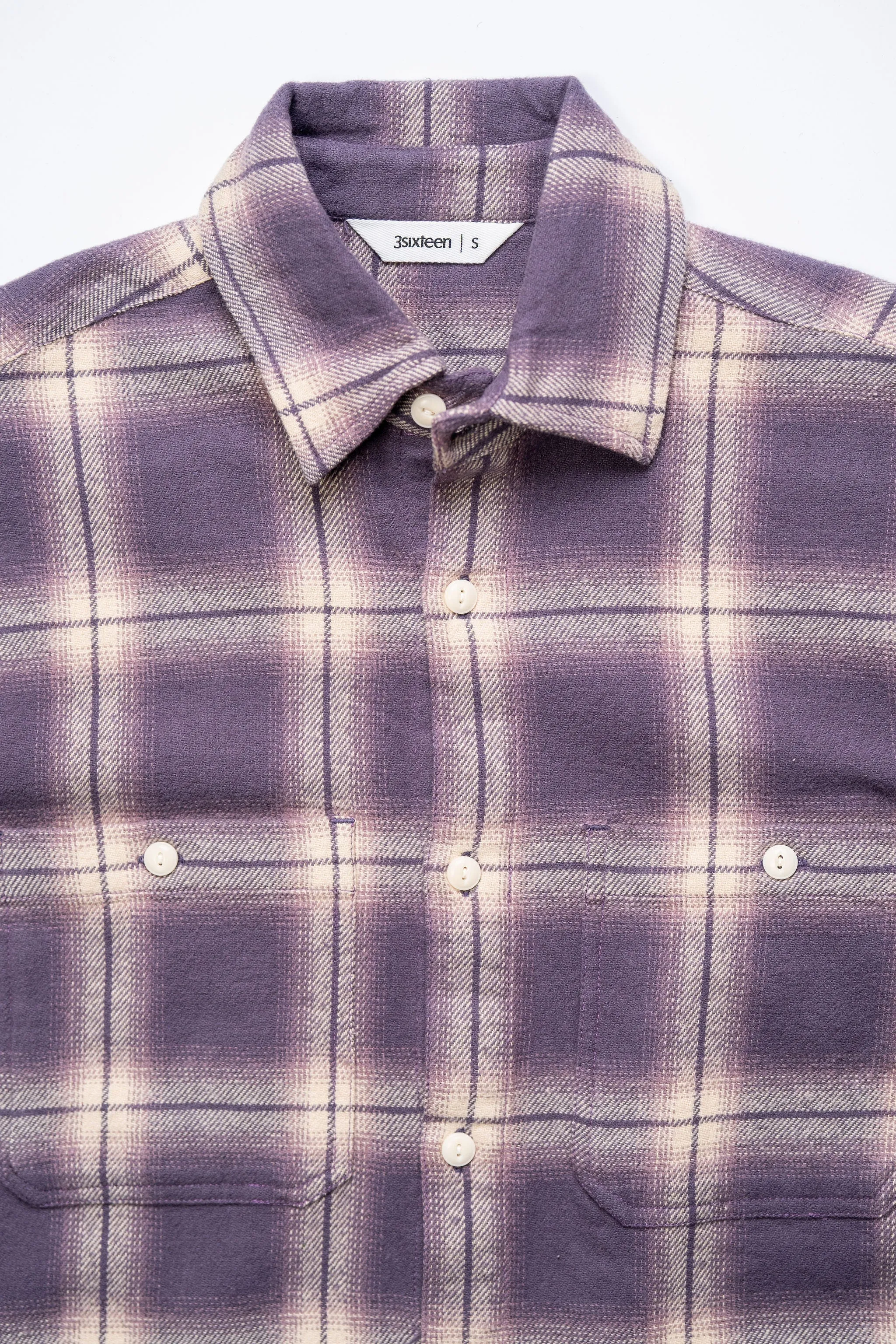 3sixteen Utility Shirt - Faded Lilac