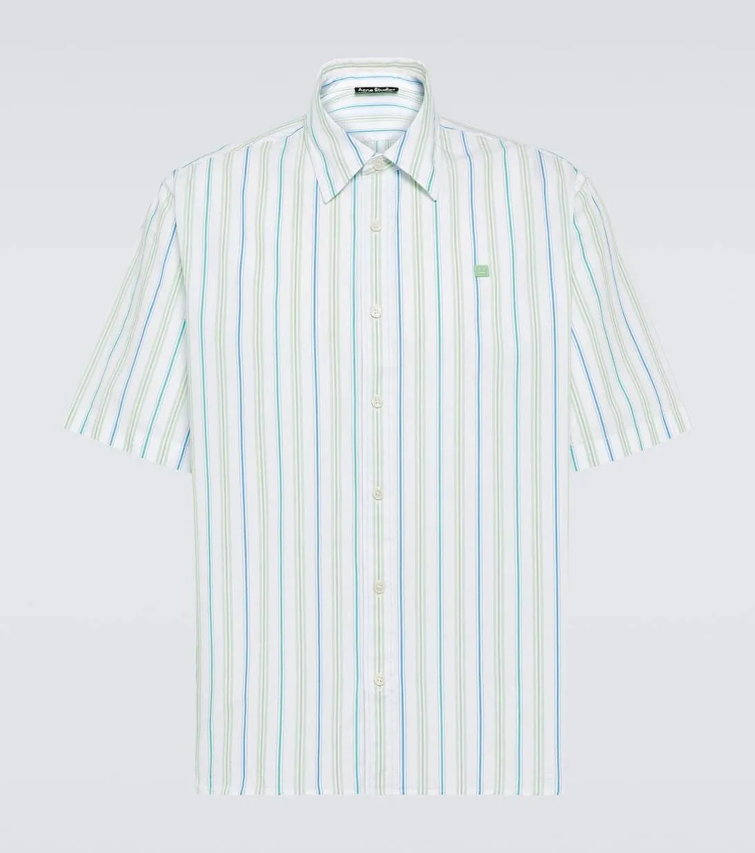 Acne Studios  |Button-down Stripes Street Style Cotton Short Sleeves Bridal