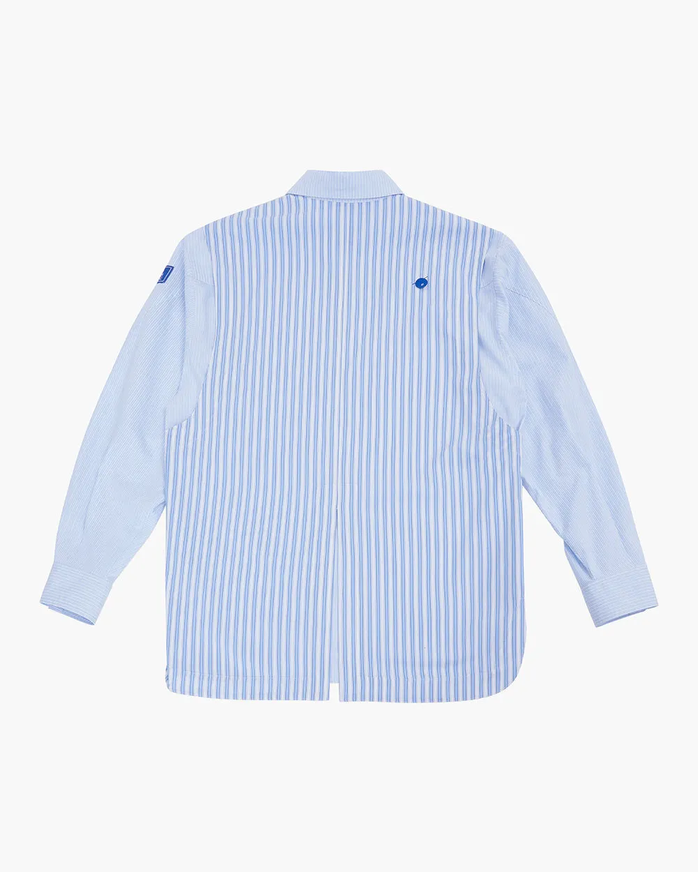 ADERERROR  |Button-down Stripes Unisex Street Style Long Sleeves Cotton