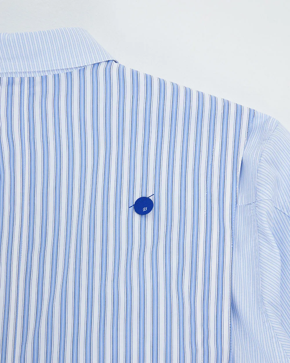 ADERERROR  |Button-down Stripes Unisex Street Style Long Sleeves Cotton