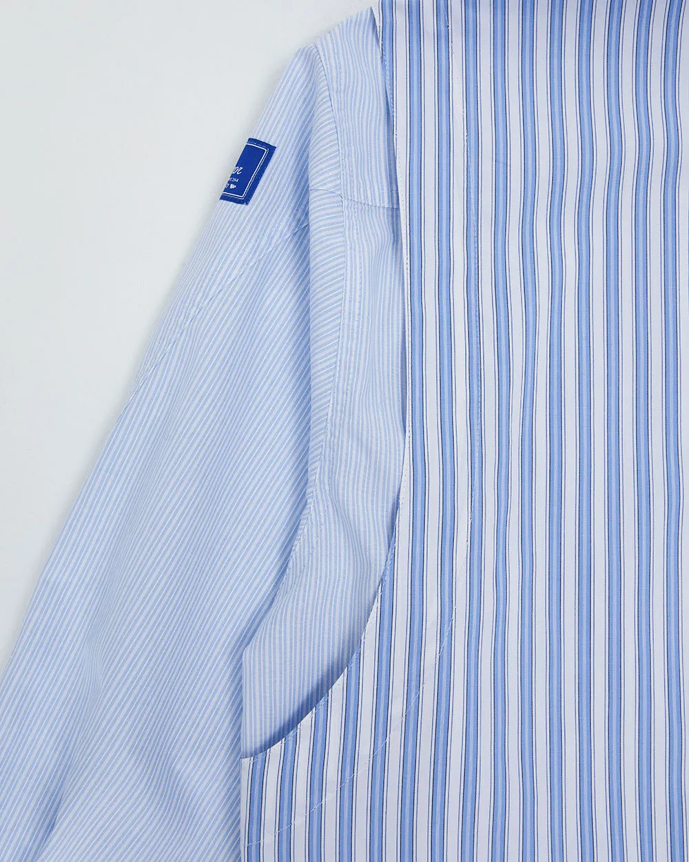 ADERERROR  |Button-down Stripes Unisex Street Style Long Sleeves Cotton