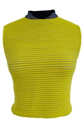 Alexander Wang  |Neon-Yellow Cycling Sleeveless Top