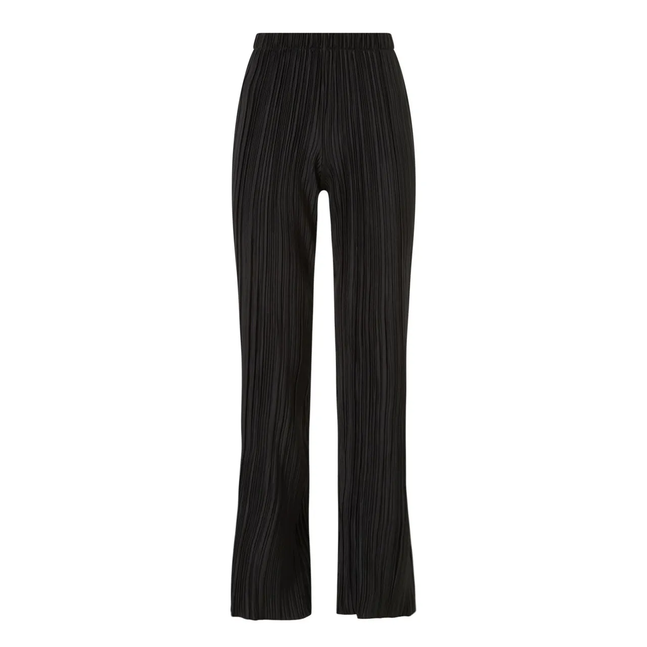 ANINE BING Billie Plissé Trousers - Black