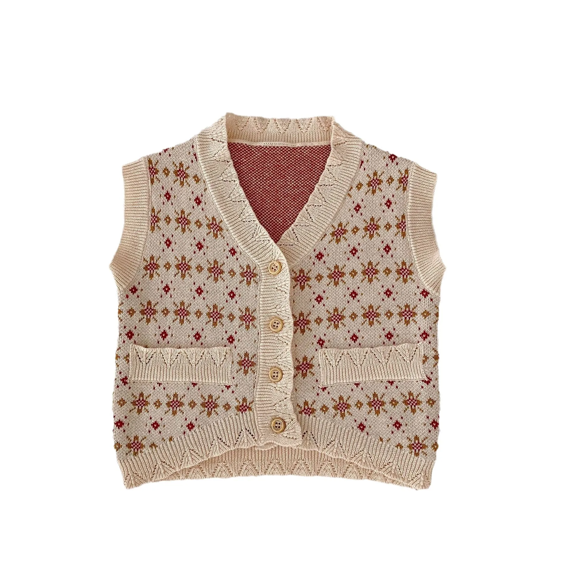 Baby Kid Girls Crochet Vests Waistcoats Wholesale 230828127