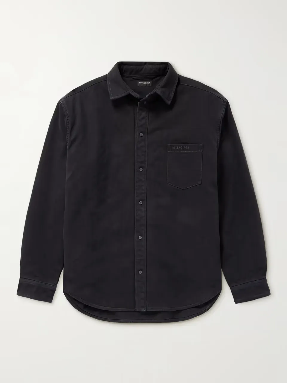 BALENCIAGA  |Button-down Unisex Denim Street Style Long Sleeves Plain