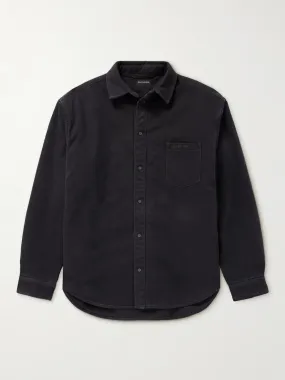 BALENCIAGA  |Button-down Unisex Denim Street Style Long Sleeves Plain