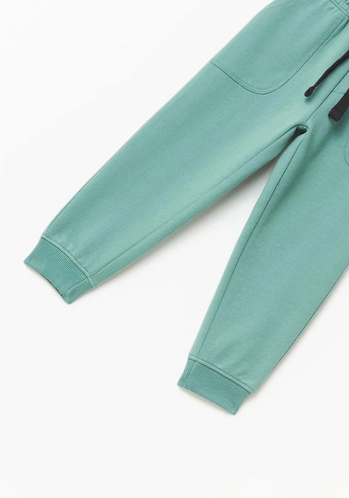 Basic Joggers With Pockets - Green