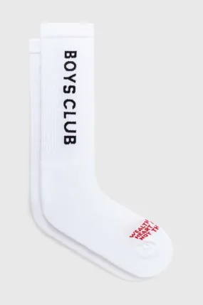 Billionaire Boys Club socks Mantra men's white color B23461