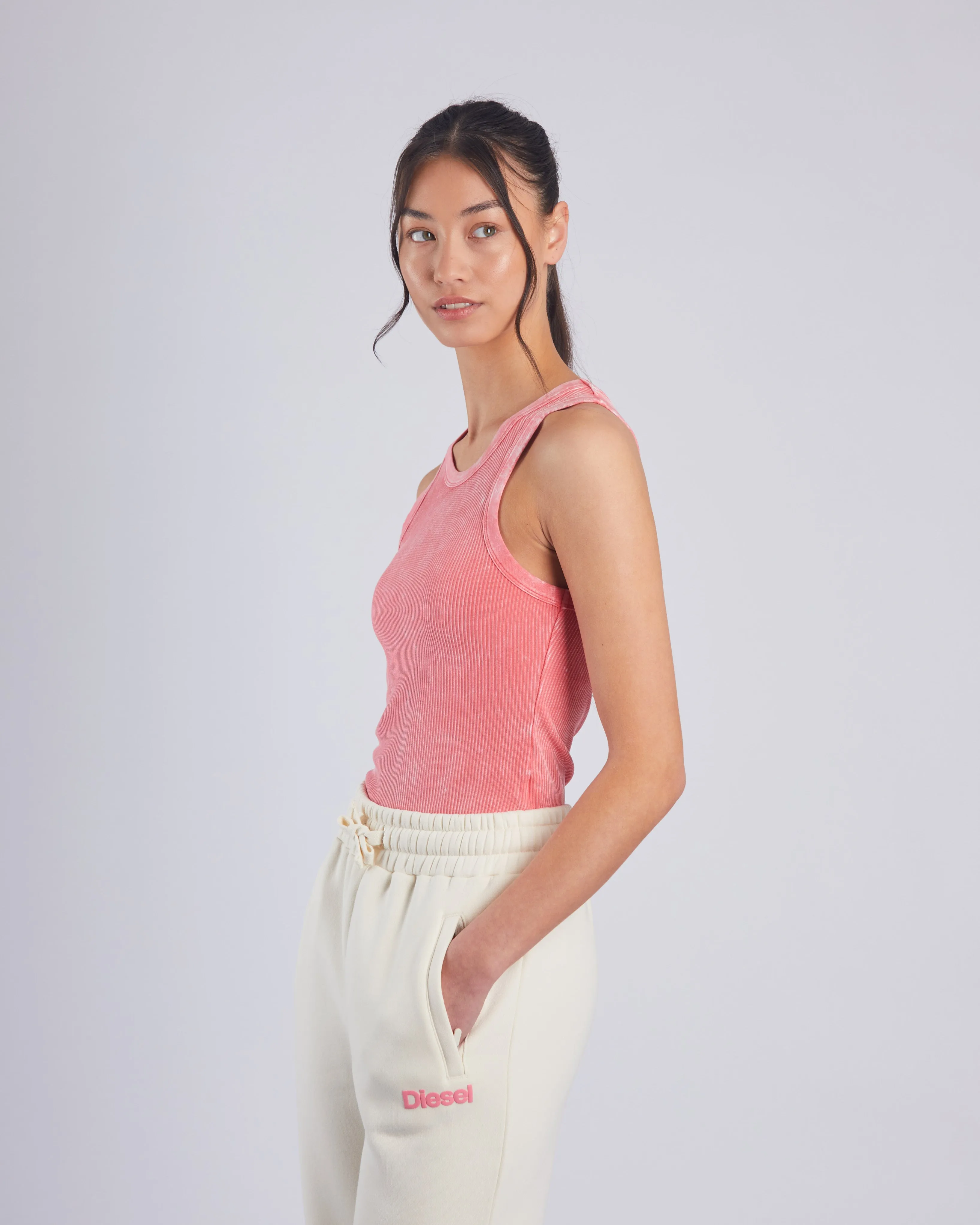 Bisty Vest Washed Blush