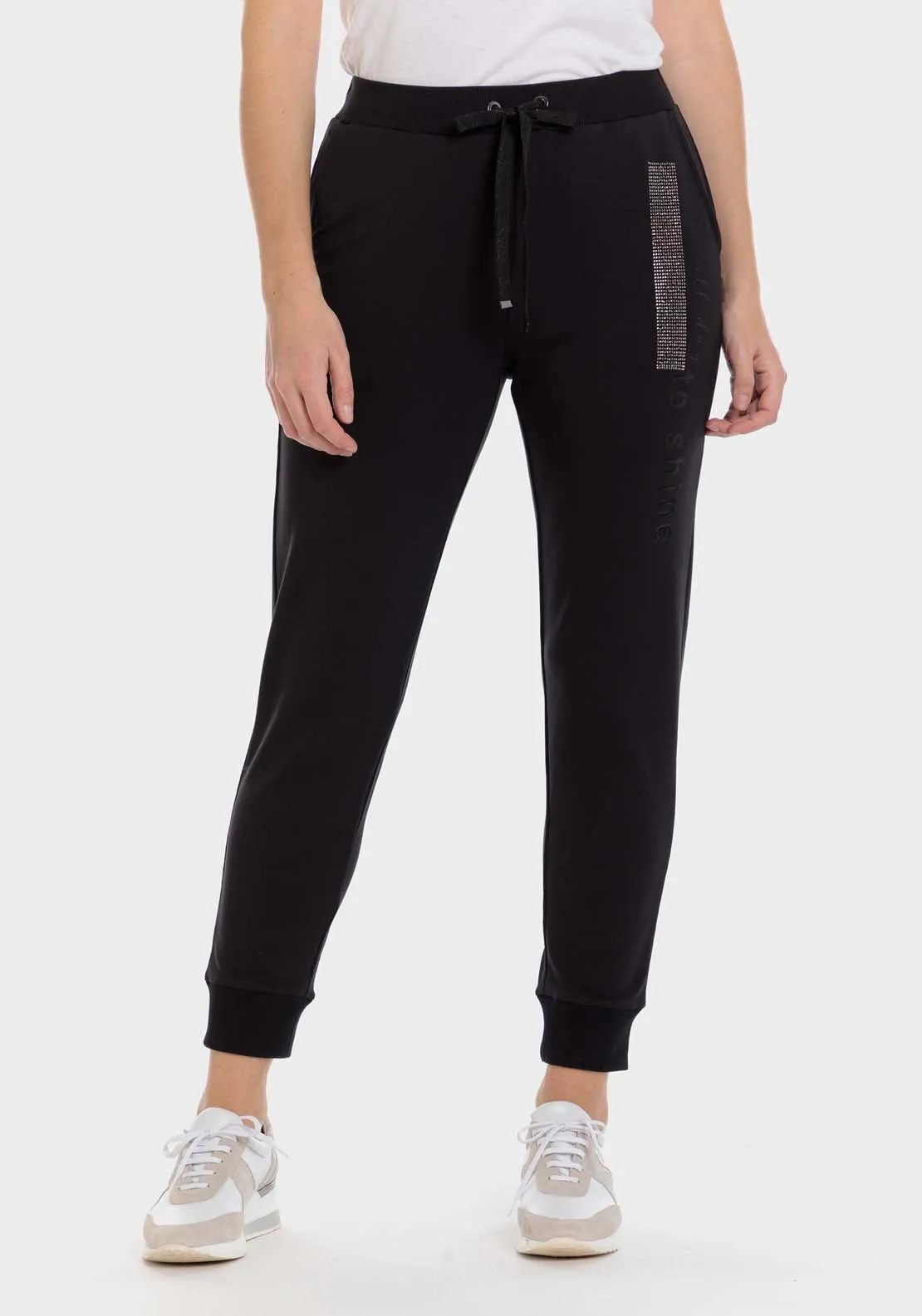 Black Comfy Trousers - Black