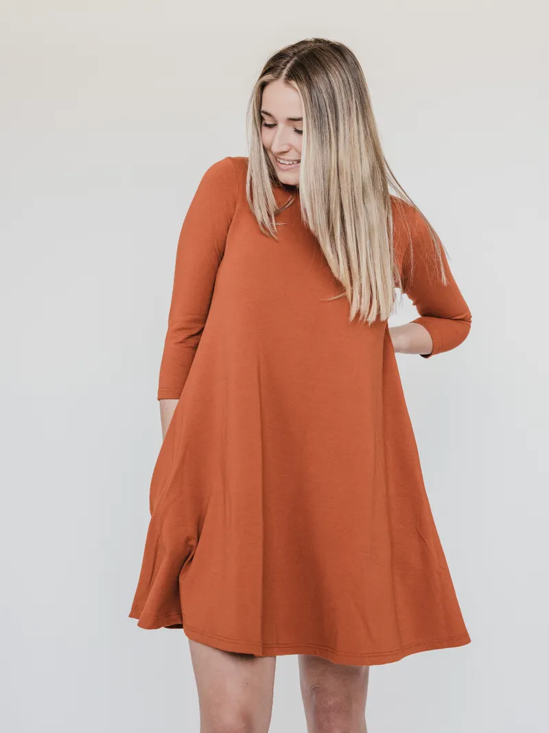 Blondie Riverbend Tunic In Gingerbread