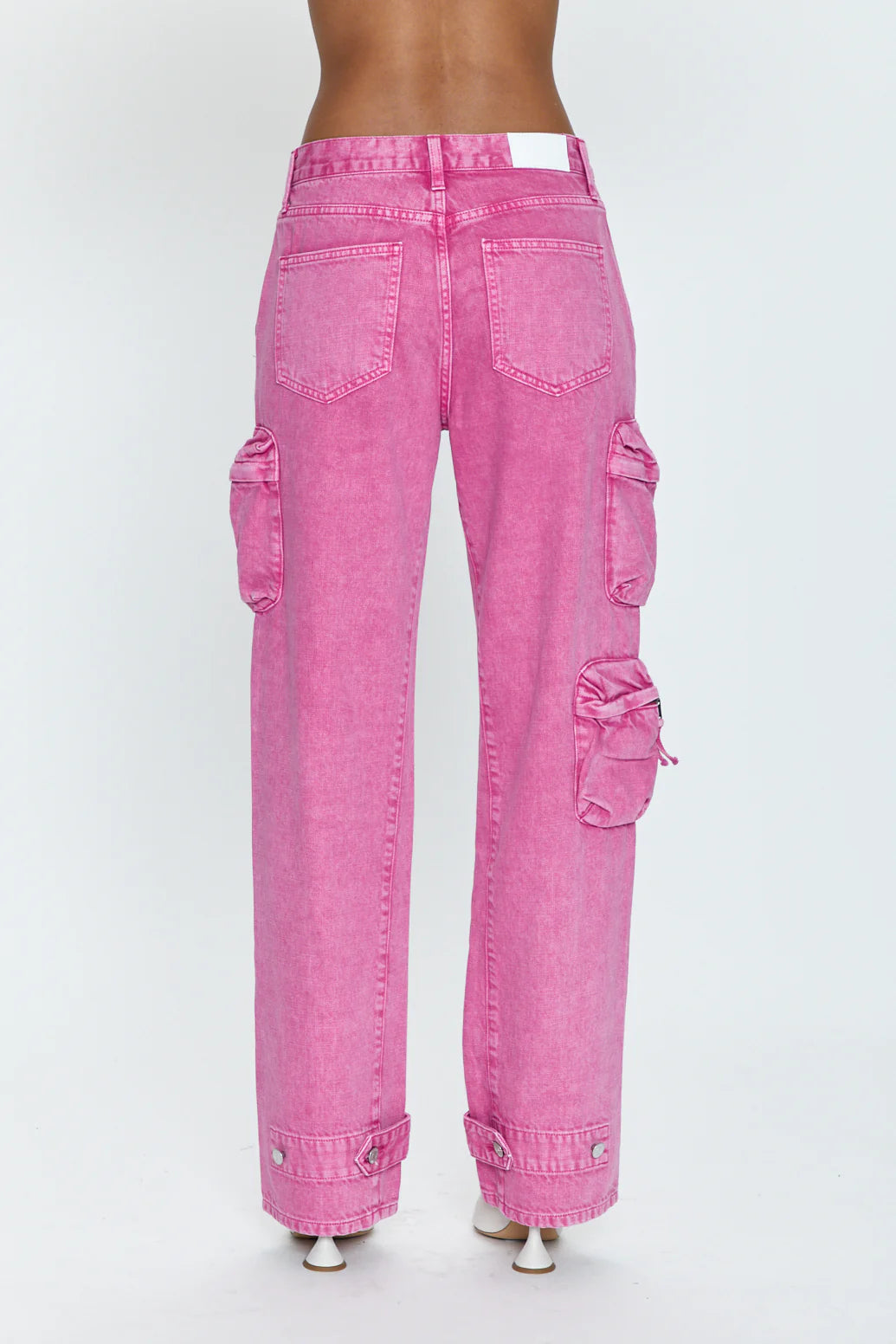 BOBBIE PINK UTILITY DENIM