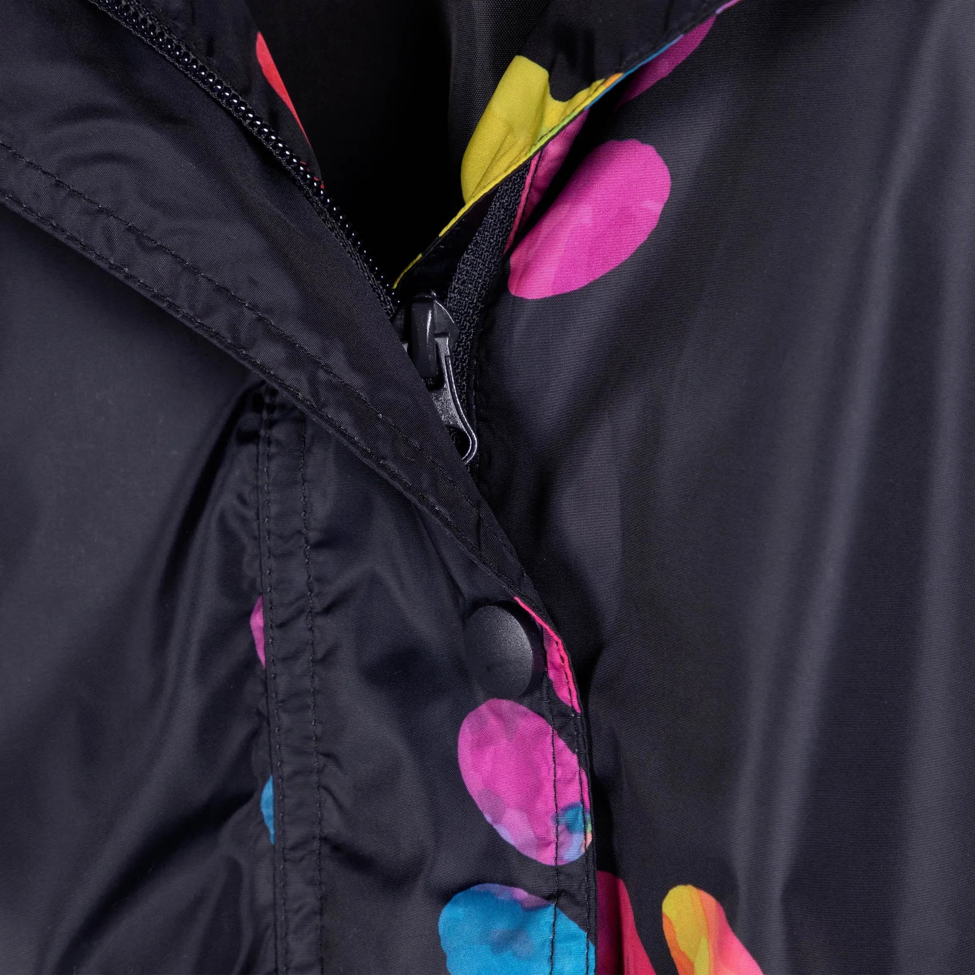 Bold & Bright Paws Lightweight Hooded Rain Jacket