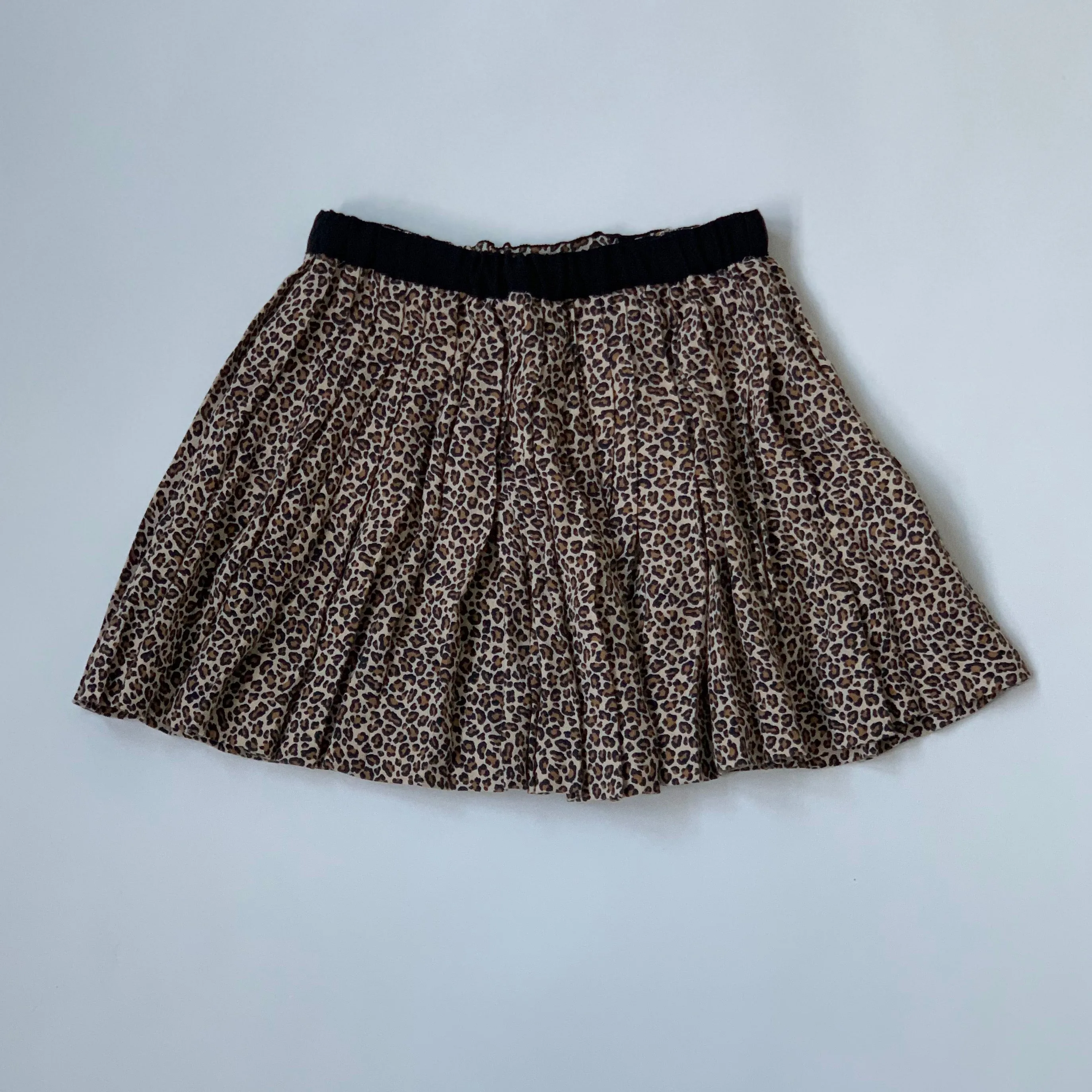 Bonpoint Leopard Print Skirt: 6 Years