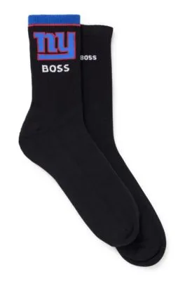 BOSS x NFL two-pack of cotton short socks