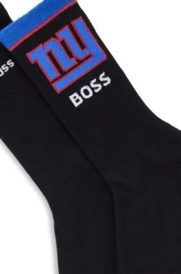 BOSS x NFL two-pack of cotton short socks