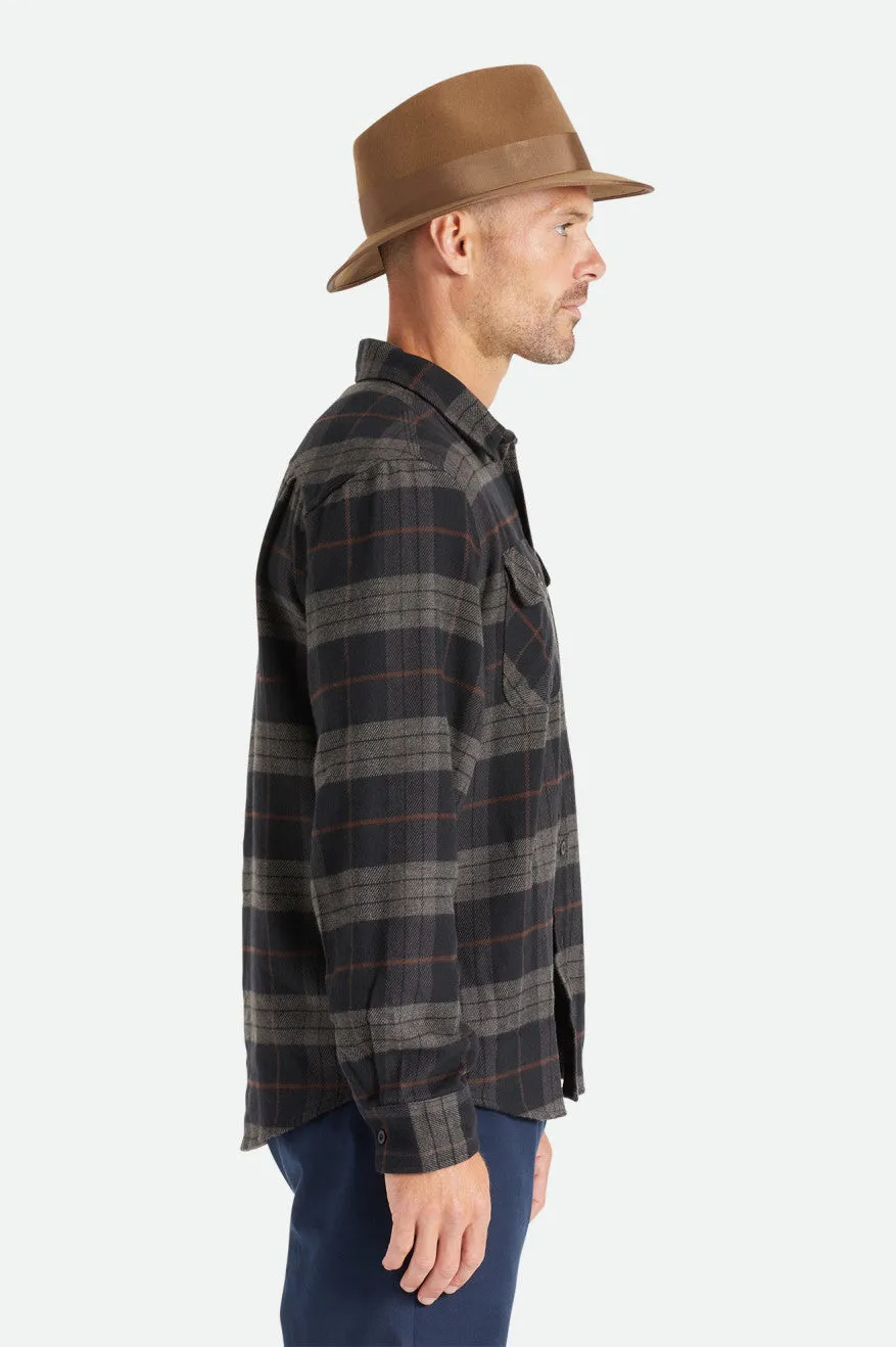 Bowery L/S Flannel - Black/Charcoal