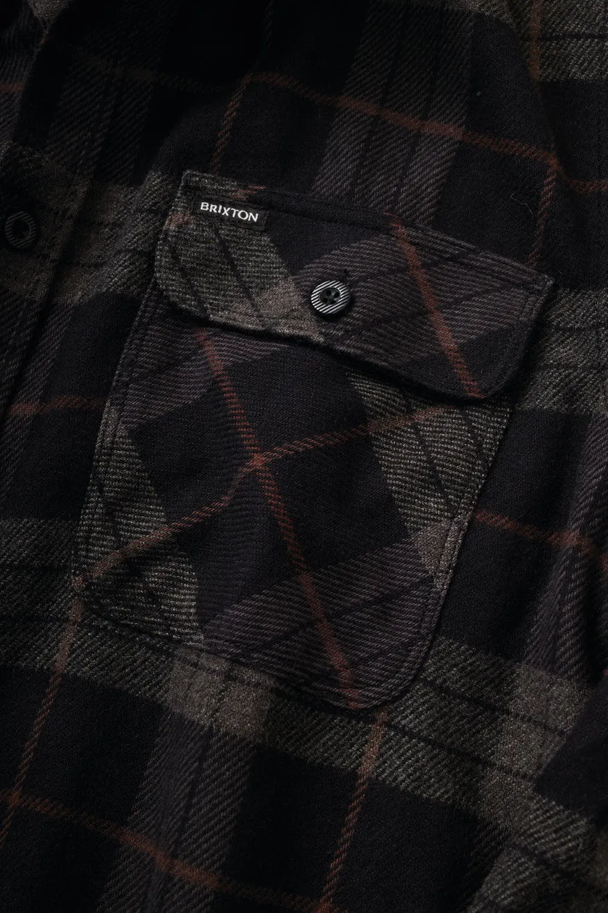 Bowery L/S Flannel - Black/Charcoal