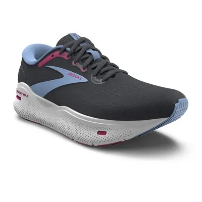 Brooks Women’s Ghost Max Athletic Shoes-Ebony/Open Air/Lilac Rose