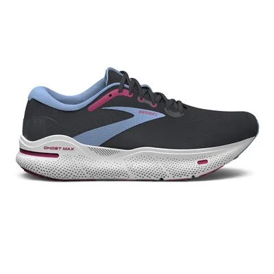 Brooks Women’s Ghost Max Athletic Shoes-Ebony/Open Air/Lilac Rose