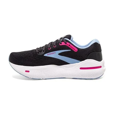 Brooks Women’s Ghost Max Athletic Shoes-Ebony/Open Air/Lilac Rose