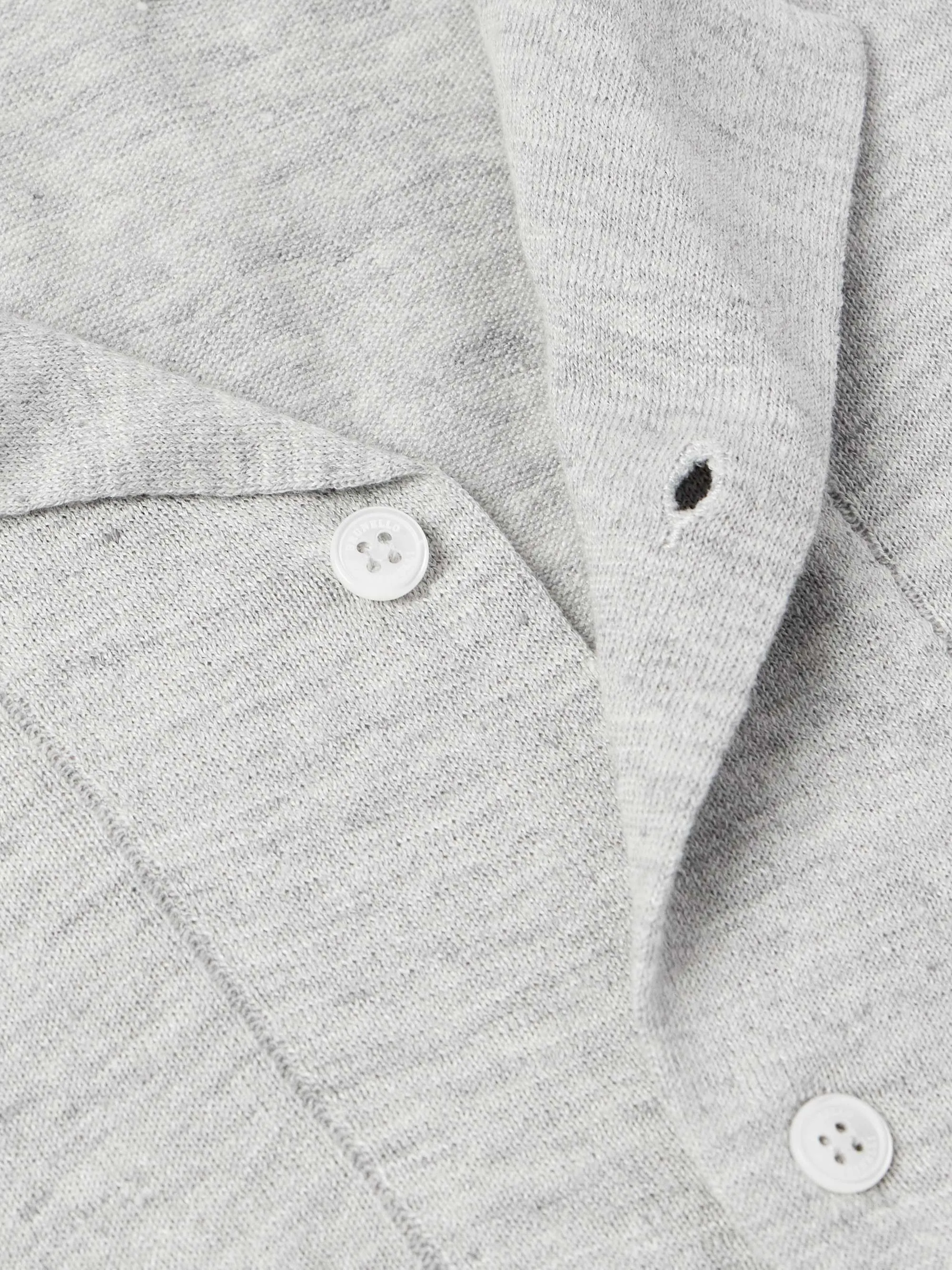 BRUNELLO CUCINELLI  |Button-down Linen Street Style Plain Cotton Short Sleeves