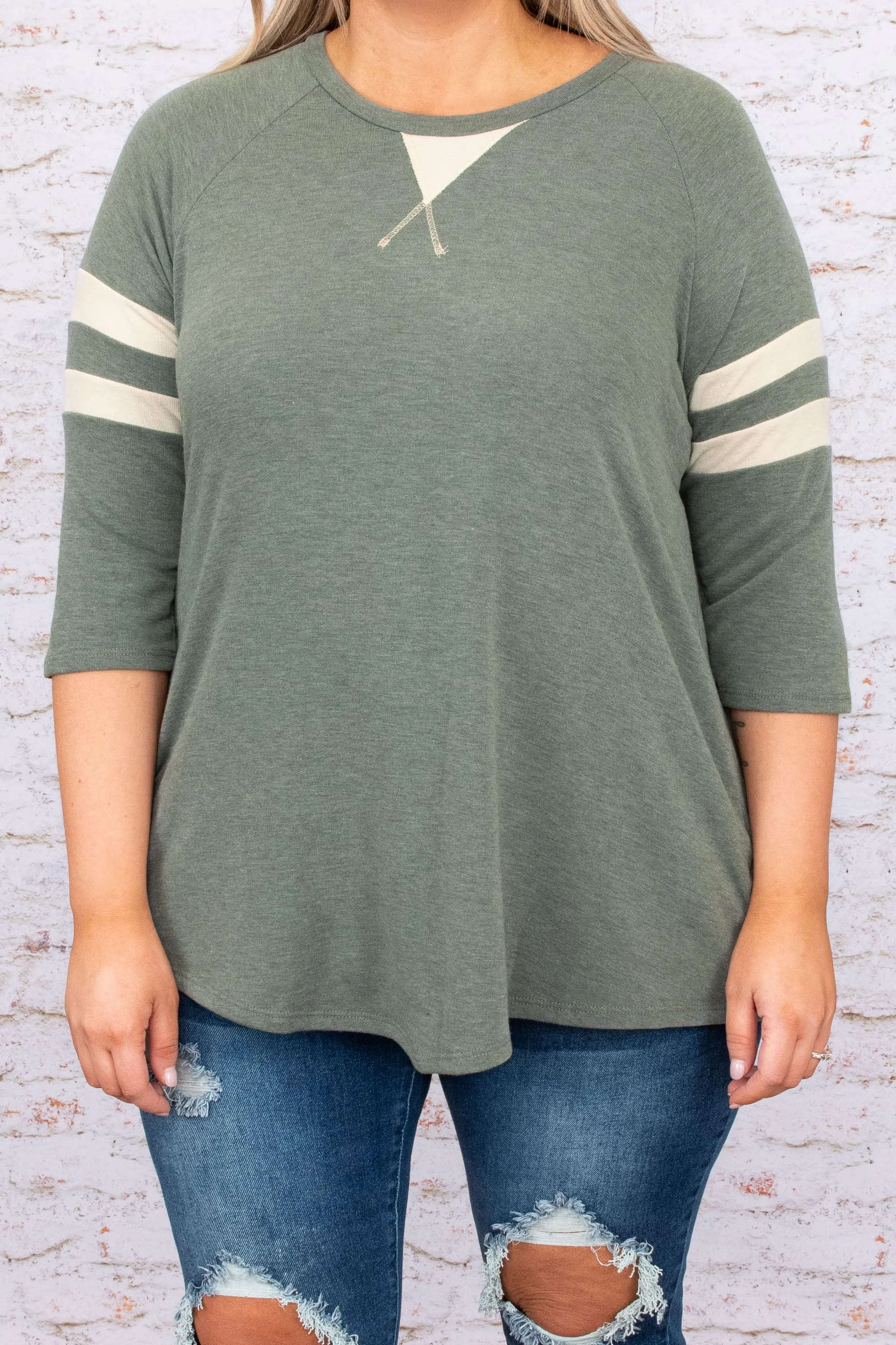 Call Me Comfy Top, Olive