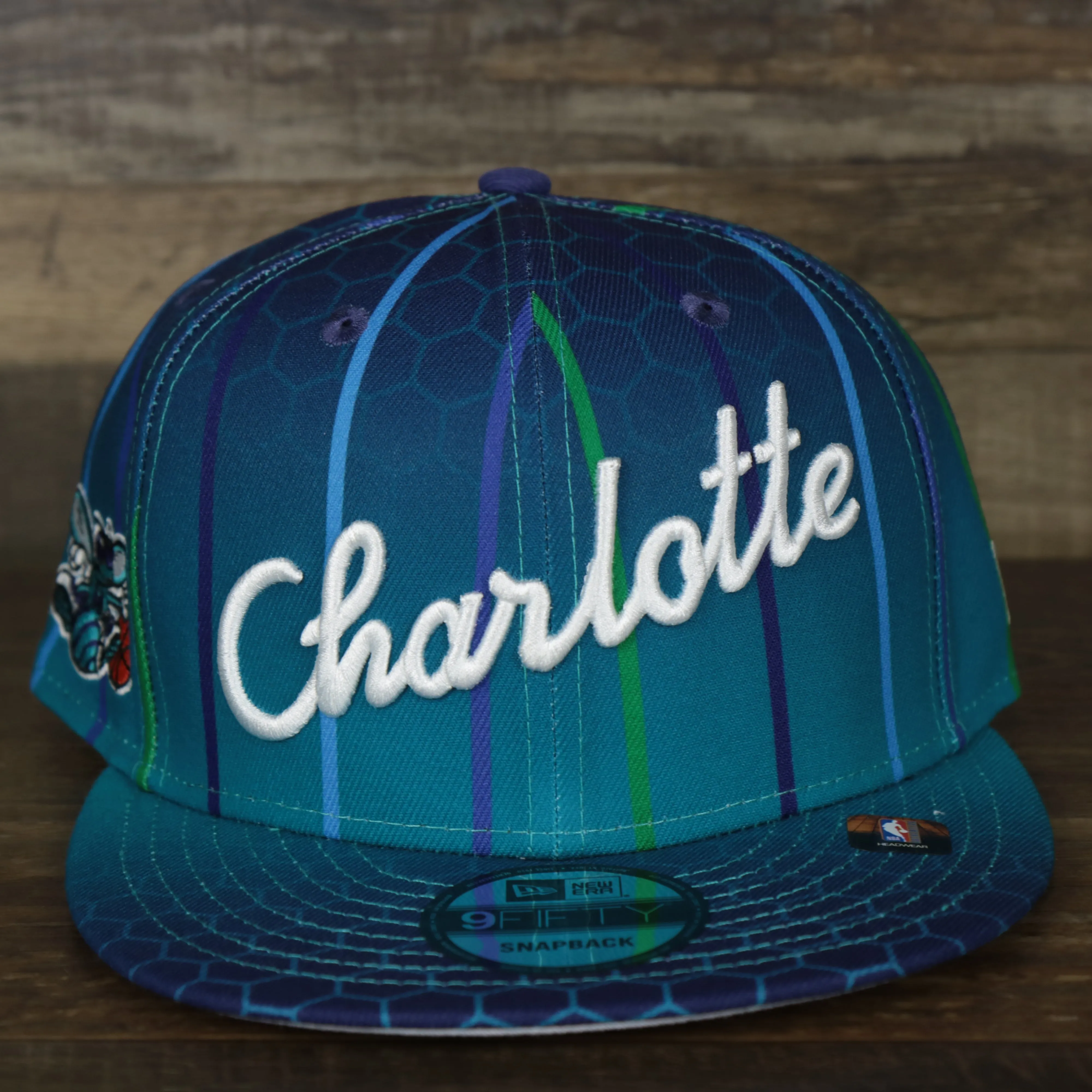 Charlotte Hornets 2021 Retro City Edition Gray Bottom 9Fifty Snapback | Blue