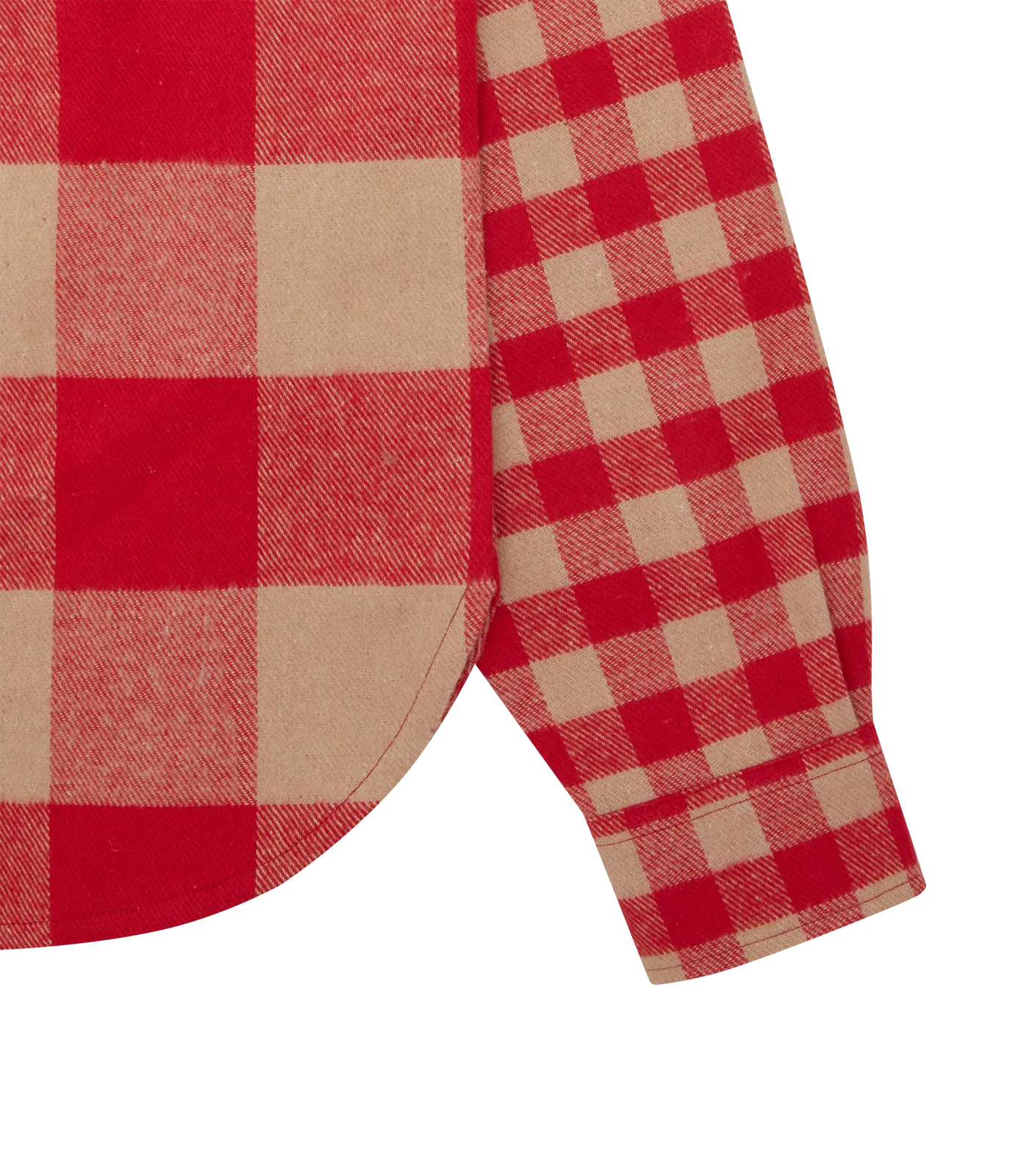 CHECK FLANNEL SHIRT - RED