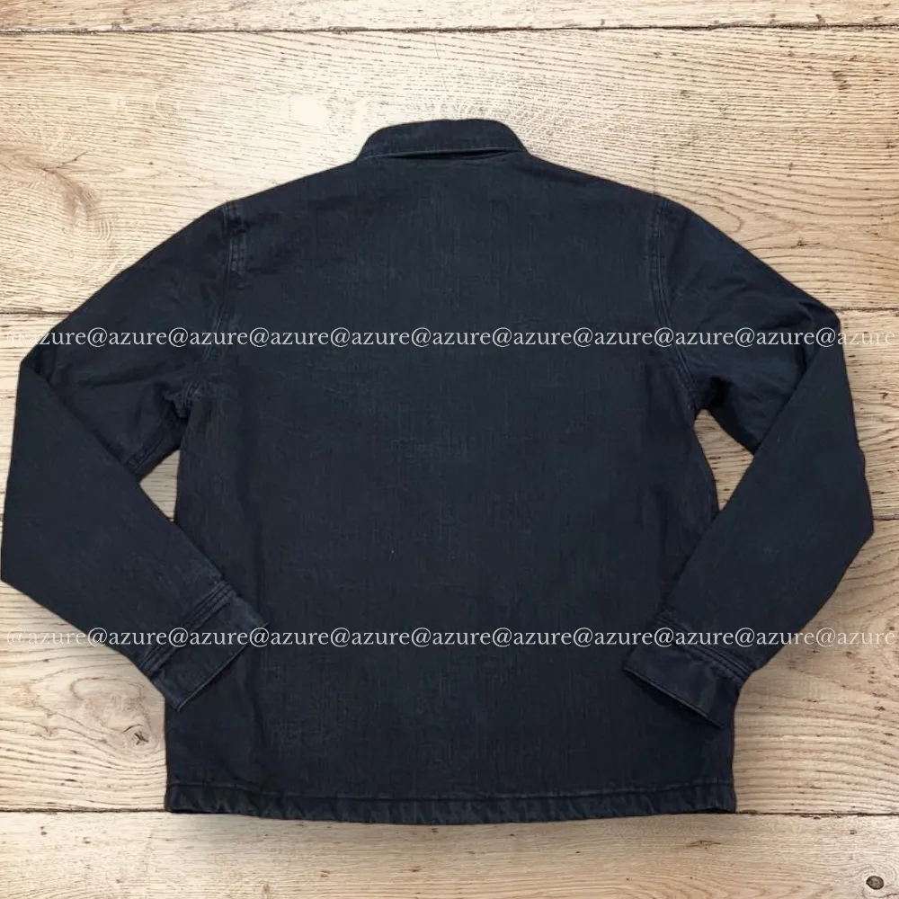 CHROME HEARTS  |Button-down Denim Street Style Long Sleeves Plain Logo