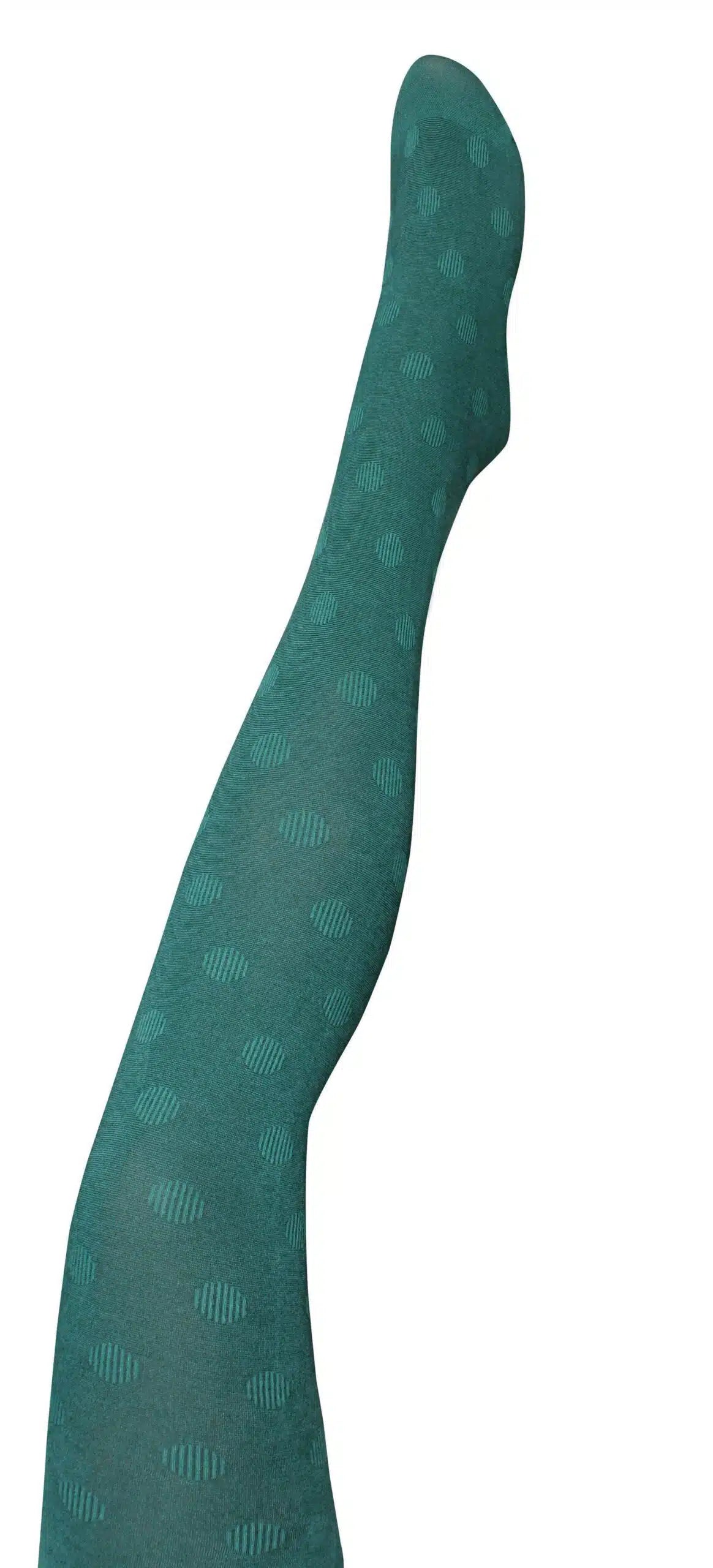 Cirque Teal Cotton Tights