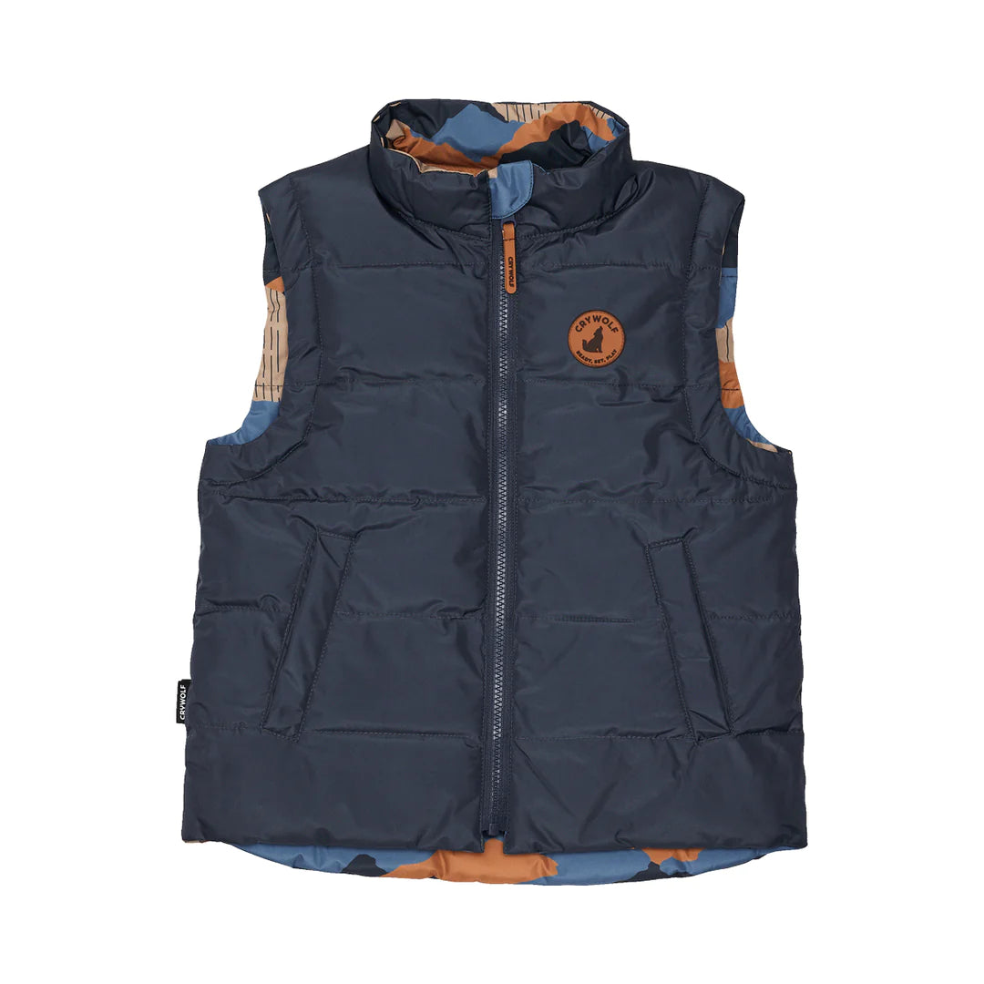 Crywolf Reversible Vest - Camo Mountain