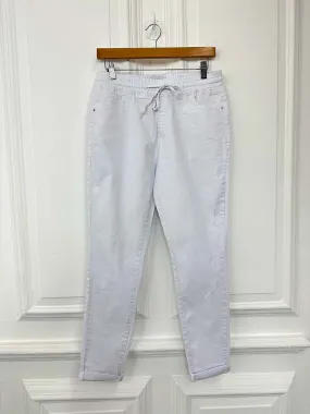 Denim Jogger Jeans - White