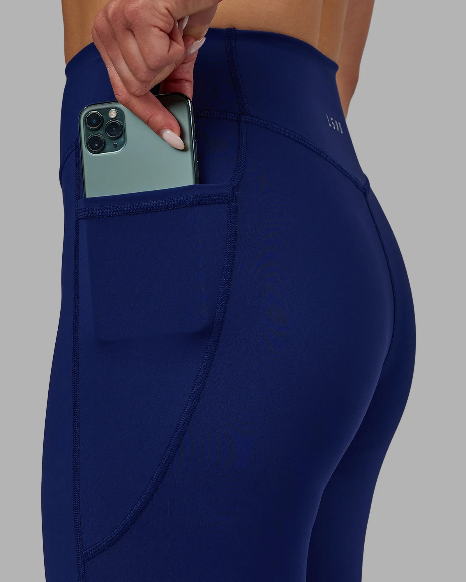 Elite Full Length Leggings - Midnight Blue