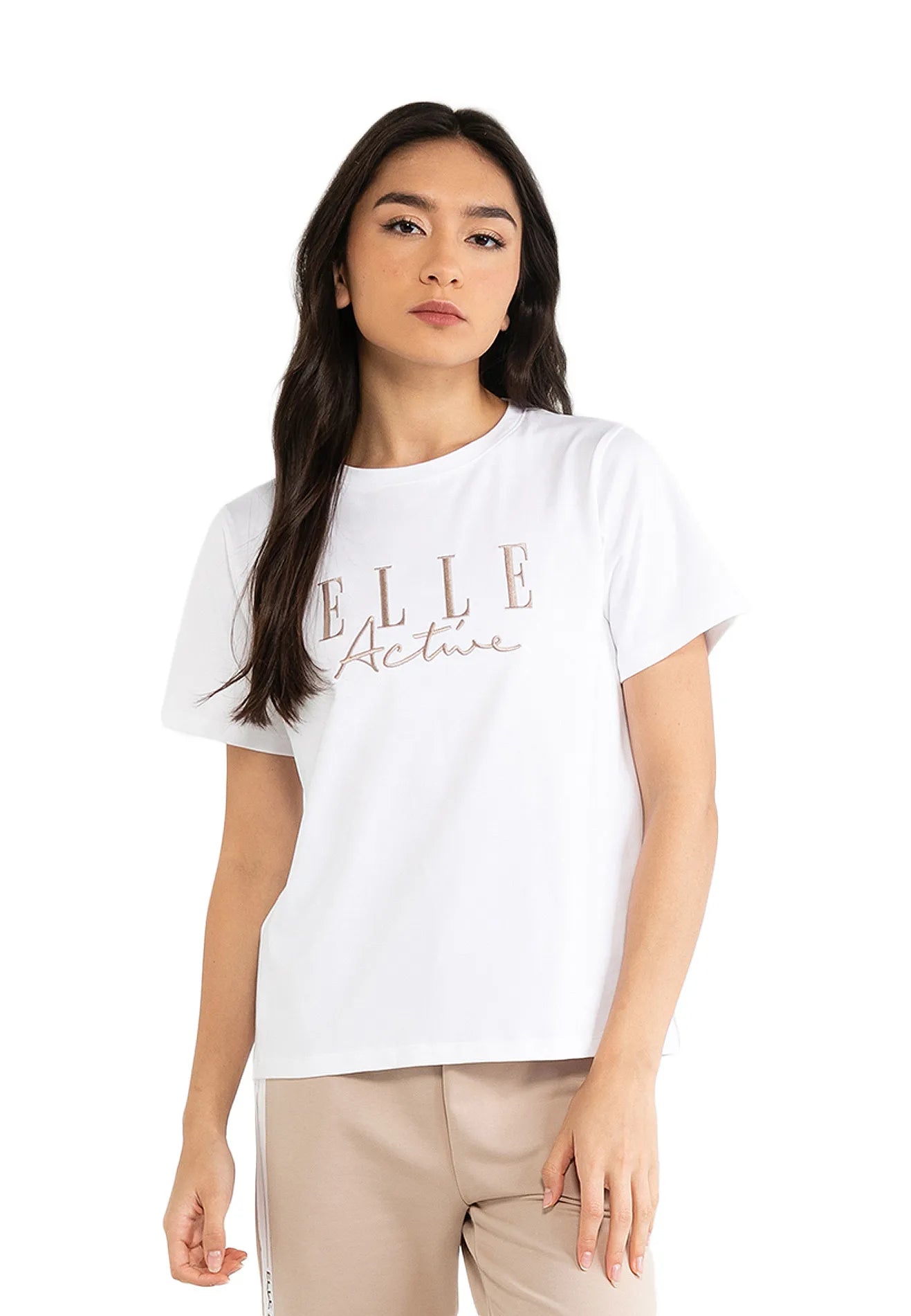 ELLE Active Classical Logo Print Tee