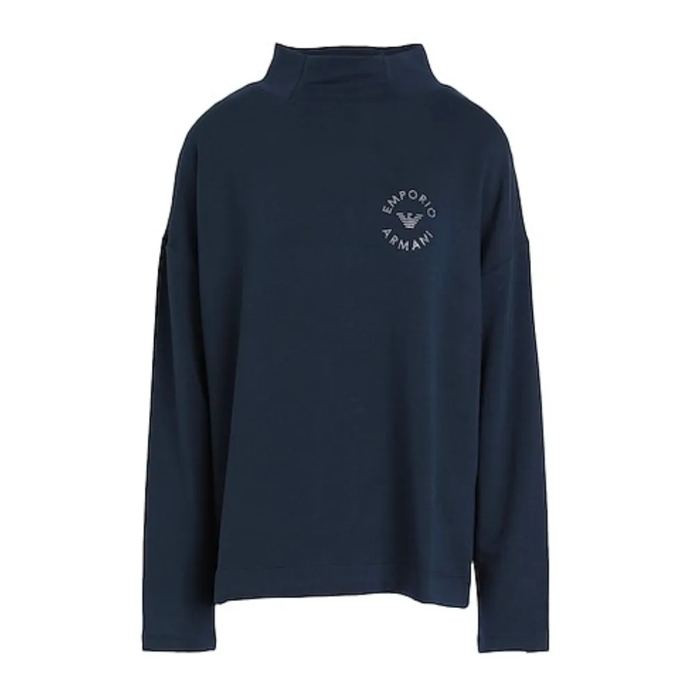 EMPORIO ARMANI  |Unisex Street Style Long Sleeves Plain Cotton Logo