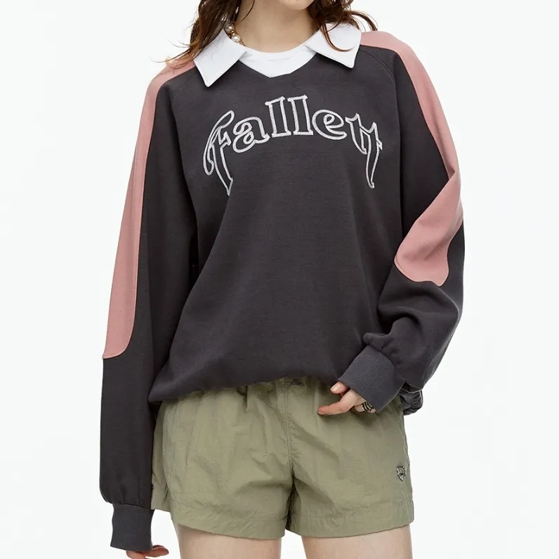 Fallett  |Unisex Street Style Long Sleeves Cotton Logo