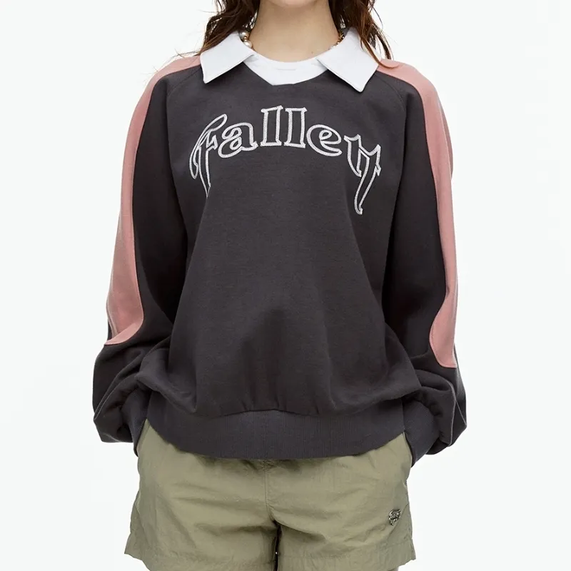 Fallett  |Unisex Street Style Long Sleeves Cotton Logo