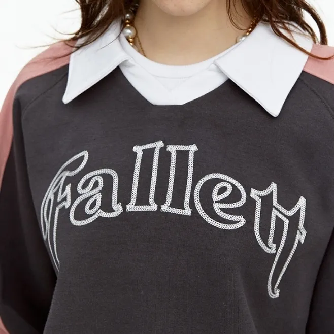 Fallett  |Unisex Street Style Long Sleeves Cotton Logo