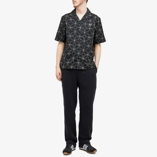 FRED PERRY  |Button-down Unisex Street Style Plain Short Sleeves Logo