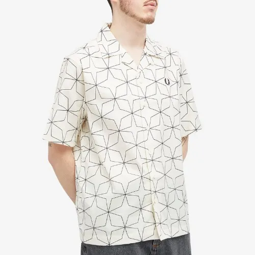 FRED PERRY  |Button-down Unisex Street Style Plain Short Sleeves Logo