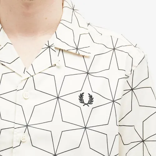 FRED PERRY  |Button-down Unisex Street Style Plain Short Sleeves Logo