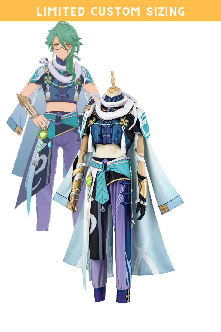 Genshin Impact Baizhu Limited Custom Sizing Cosplay Costume