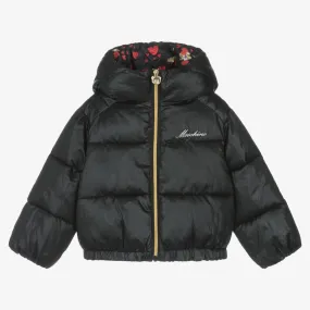  Girls Black Puffer Jacket