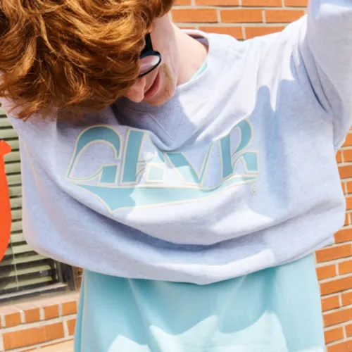 GROVE  |Unisex Street Style Collaboration Long Sleeves Logo