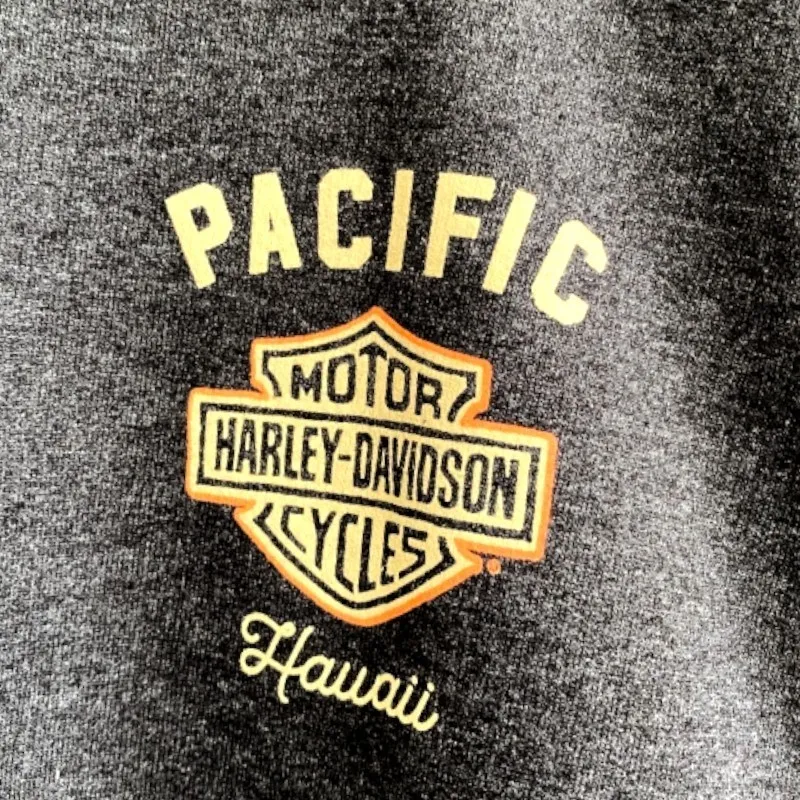 Harley Davidson  |Unisex Street Style Long Sleeves Plain Logo