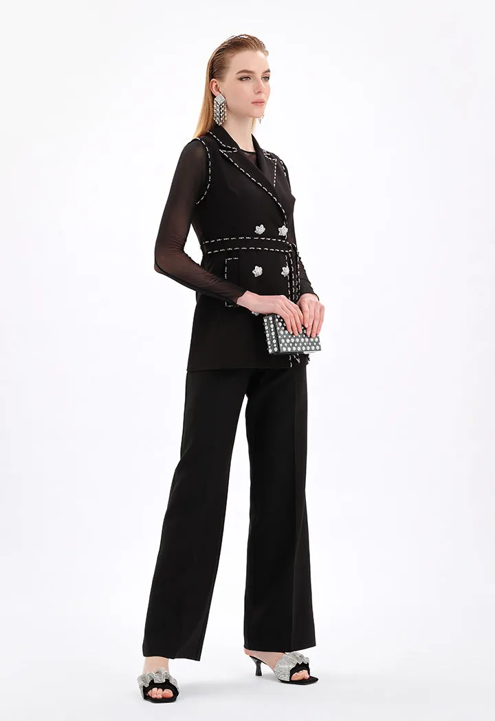 High Waist Wide Legs Trousers