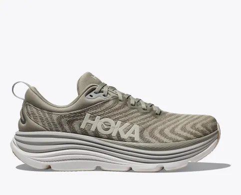 Hoka Men’s Gaviota 5 Athletic Shoes-Barley/Oat Milk **Wide Width**